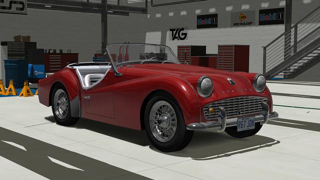 Triumph TR3B (variant) for Assetto Corsa