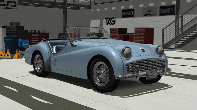 Triumph TR3B (variant) for Assetto Corsa
