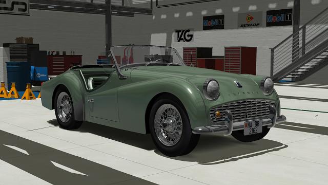 Triumph TR3B (variant) for Assetto Corsa
