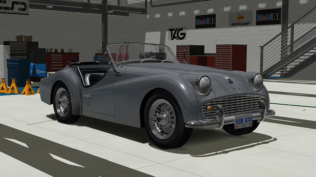 Triumph TR3B (variant) for Assetto Corsa
