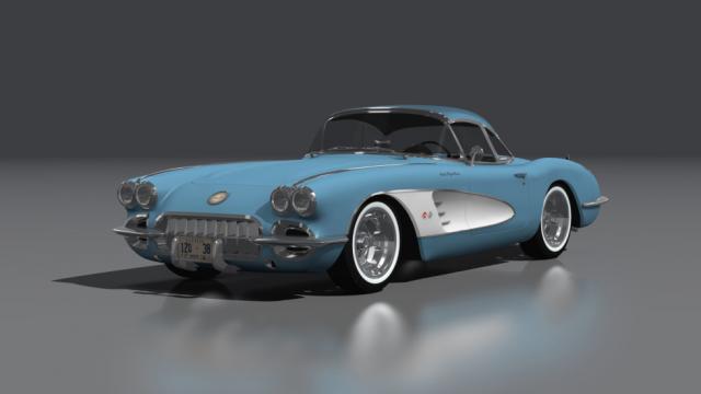 Chevrolet Corvette C1 (hardtop) 1960 for Assetto Corsa