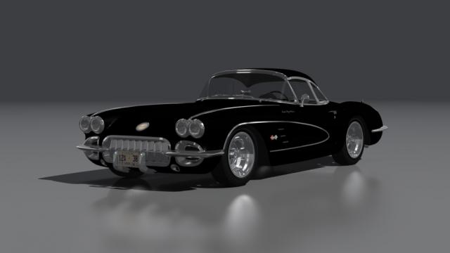 Chevrolet Corvette C1 (hardtop) 1960 for Assetto Corsa