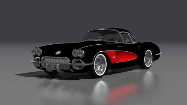 Chevrolet Corvette C1 (hardtop) 1960 for Assetto Corsa
