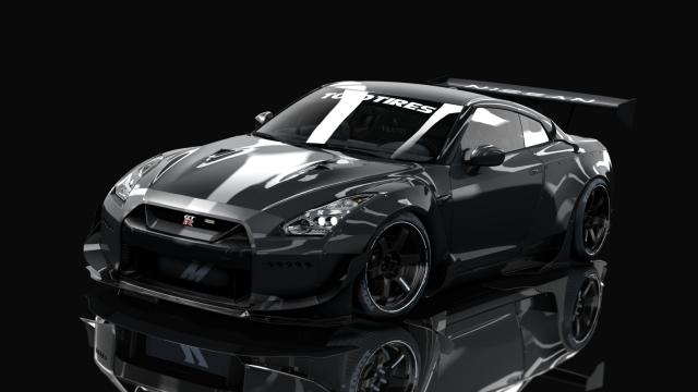 Nissan Gt-r35 Rocket Bunny By Hitachimedia & Bucketrain для Assetto Corsa