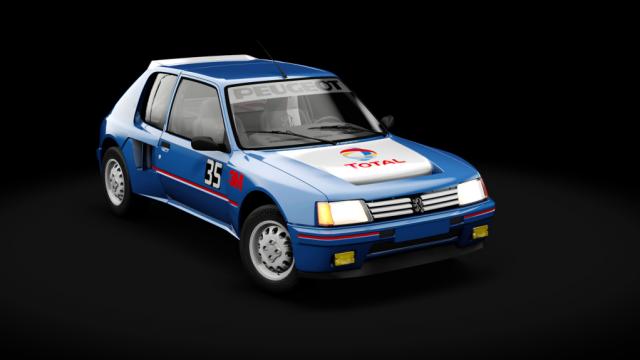 Peugeot 205 Turbo 16 для Assetto Corsa
