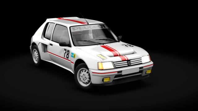 Peugeot 205 Turbo 16 для Assetto Corsa