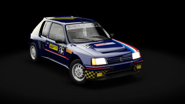 Peugeot 205 Turbo 16 для Assetto Corsa