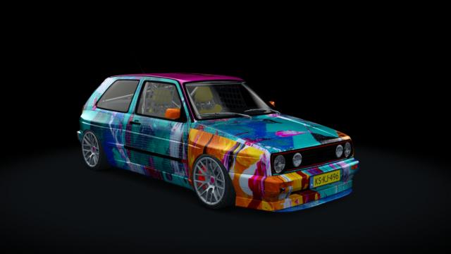 Volkswagen Golf MK2 GTI Rallye Turbo Quattro for Assetto Corsa