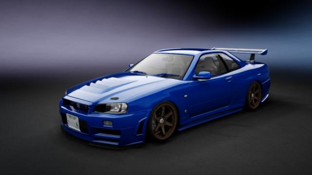 Nissan skyline R34 GT-R Nasher для Assetto Corsa