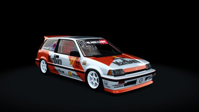 Honda Civic kanjo Hellspec для Assetto Corsa