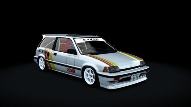 Honda Civic kanjo Hellspec для Assetto Corsa