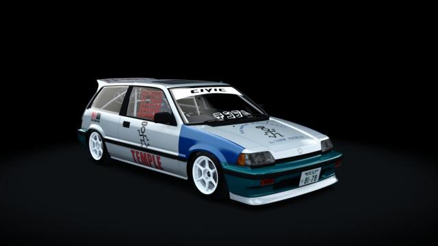 Honda Civic kanjo Hellspec для Assetto Corsa