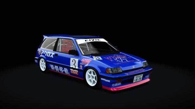 Honda Civic kanjo Hellspec для Assetto Corsa