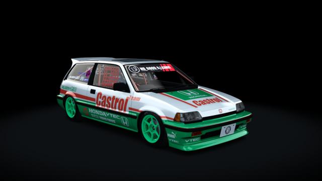 Honda Civic kanjo Hellspec для Assetto Corsa