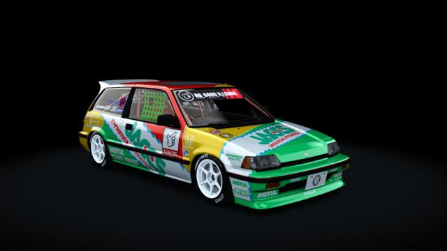 Honda Civic kanjo Hellspec для Assetto Corsa