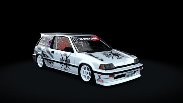 Honda Civic kanjo Hellspec для Assetto Corsa