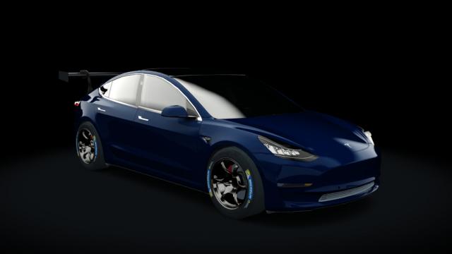 Tesla Model 3 «Plaid» (Fictional) для Assetto Corsa