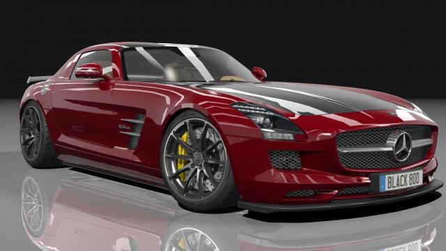 Mercedes SLS AMG Black 800 для Assetto Corsa