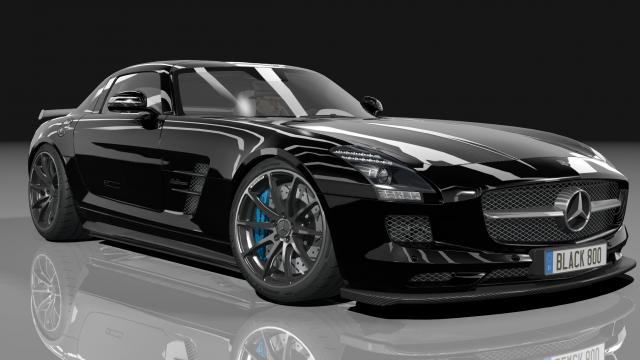 Mercedes SLS AMG Black 800 для Assetto Corsa