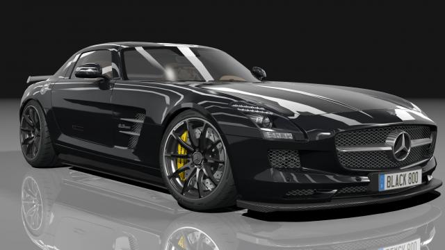 Mercedes SLS AMG Black 800 для Assetto Corsa