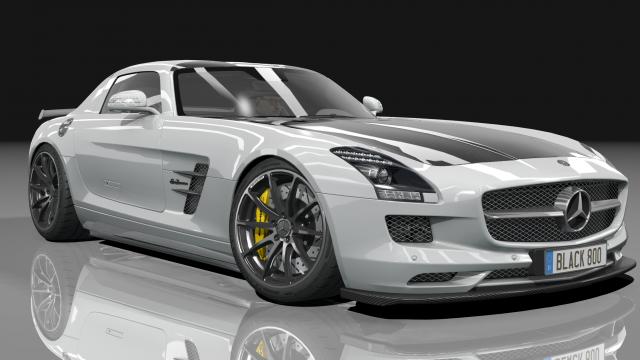 Mercedes SLS AMG Black 800 для Assetto Corsa