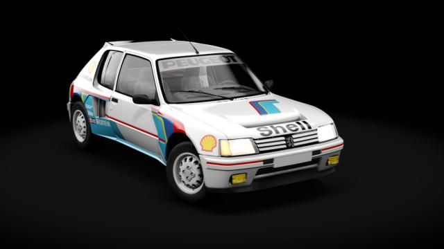 Peugeot 205 Turbo 16 для Assetto Corsa