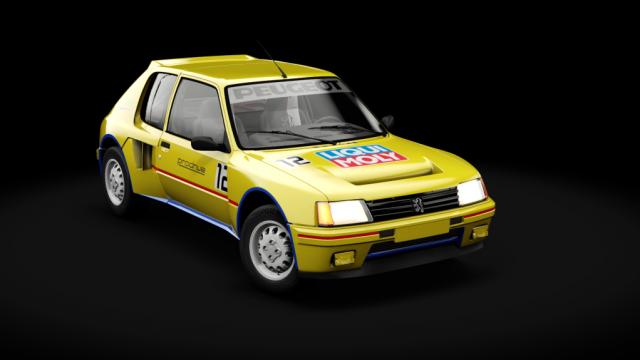 Peugeot 205 Turbo 16 для Assetto Corsa