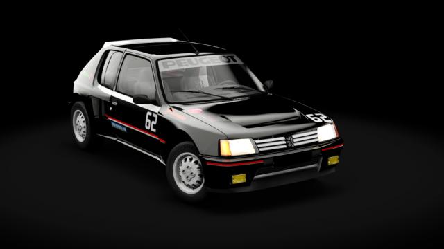 Peugeot 205 Turbo 16 для Assetto Corsa
