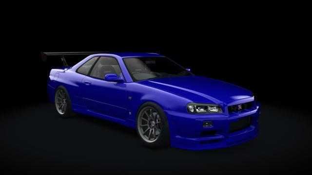 Nissan Skyline GT-R BNR 34 KNM N Line для Assetto Corsa