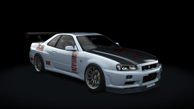 Nissan Skyline GT-R BNR 34 KNM N Line для Assetto Corsa