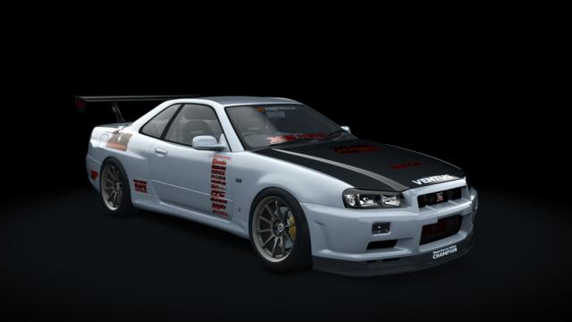 Nissan Skyline GT-R BNR 34 KNM N Line для Assetto Corsa