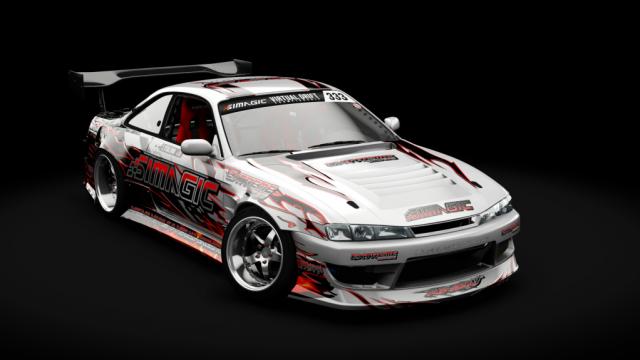 Nissan Silvia S14 Zack O’Sullivan VDC 2024 для Assetto Corsa