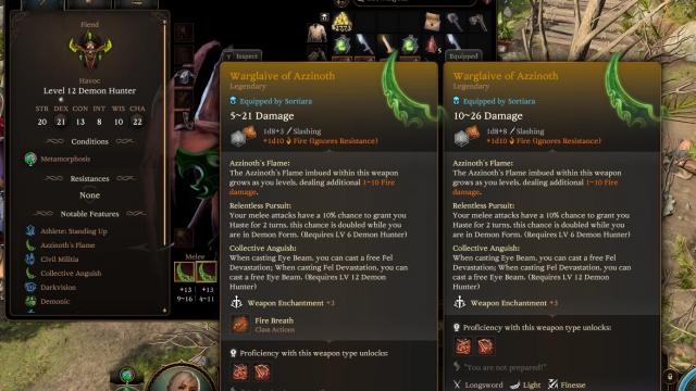 Demon Hunter Class - Slayer of the Illidari for Baldur's Gate 3