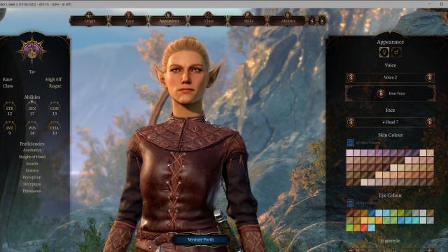 Редактор персонажа / Customizer для Baldur's Gate 3