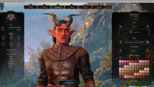Редактор персонажа / Customizer для Baldur's Gate 3