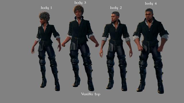 Yennefer's wardrobe for Baldur's Gate 3