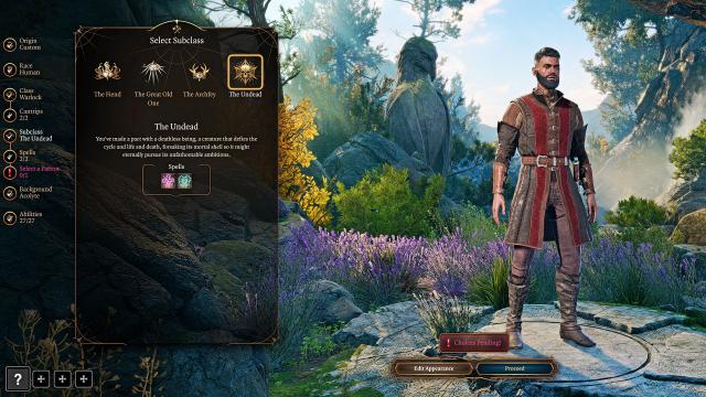Warlock - The Undead subclass для Baldur's Gate 3