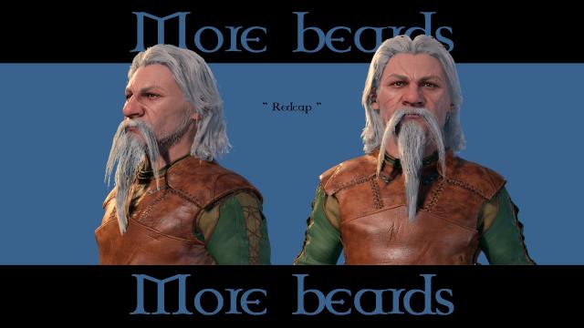 More beards for Baldur's Gate 3