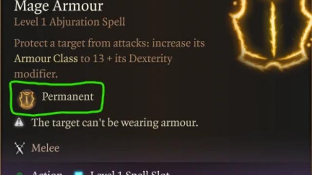 Permanent Mage Armor