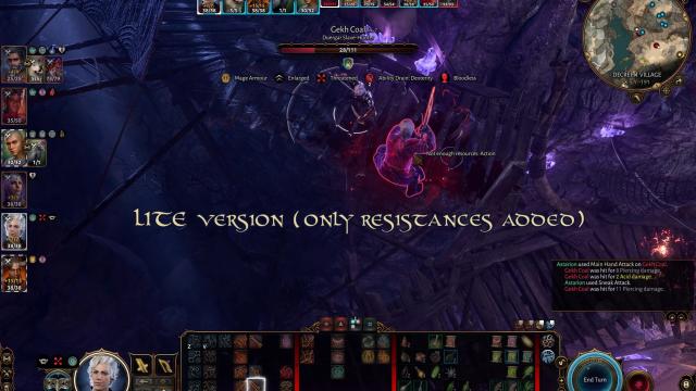Better Target Info for Baldur's Gate 3