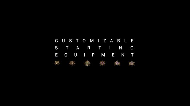 Customizable Starting Equipment