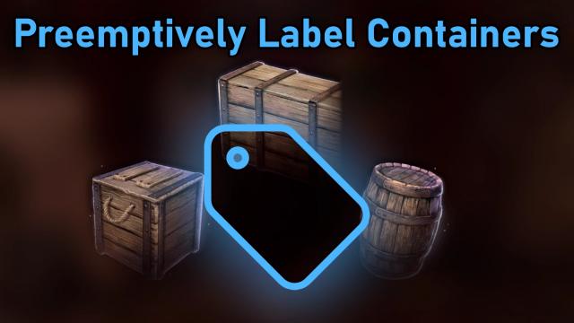 Preemptively Label Containers