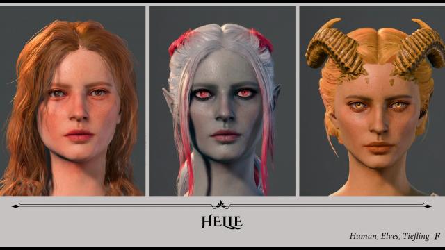 Faces of Faerun for Baldur's Gate 3