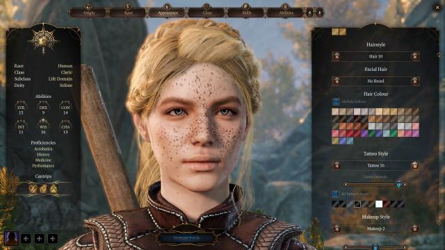 Alternate Tattoos for Baldur's Gate 3