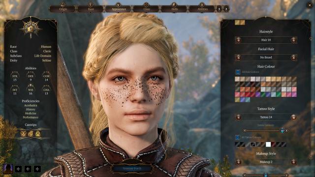 Alternate Tattoos for Baldur's Gate 3