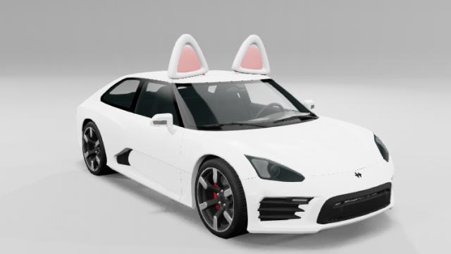 Cat Ears Roof Accessories для BeamNG Drive