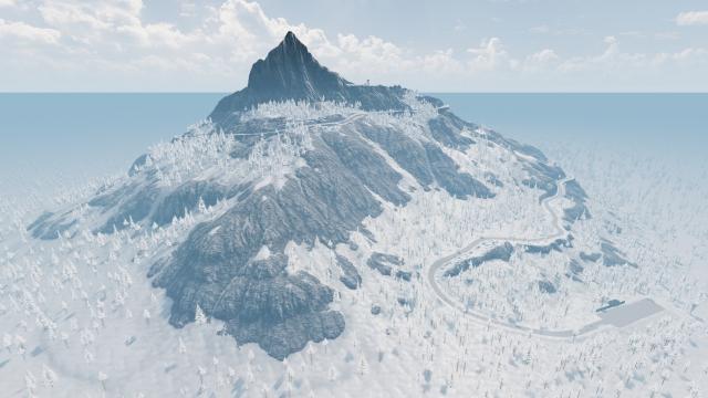 Flood Escape Mountain для BeamNG Drive