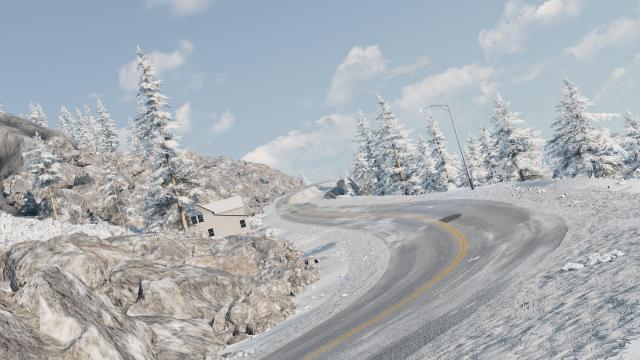 Flood Escape Mountain для BeamNG Drive