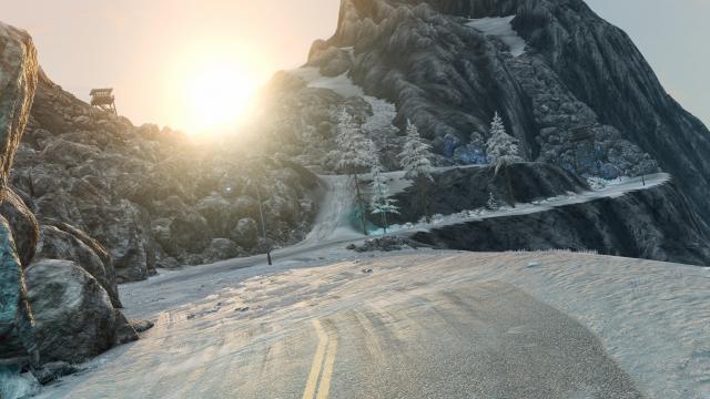 Flood Escape Mountain для BeamNG Drive