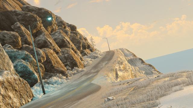 Flood Escape Mountain для BeamNG Drive